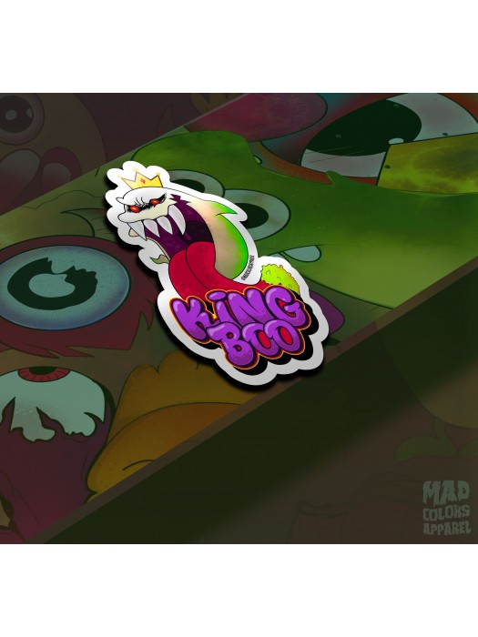 Стикер Super Mario - King Boo purple